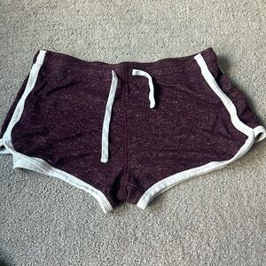 Aeropostale Maroon Sleep Shorts